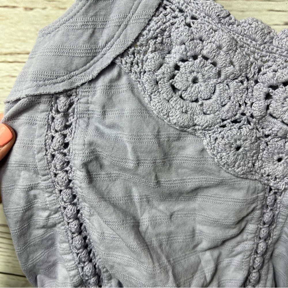 Free People Sweet Something Lace Tank frosted lilac purple - Picture 6 of 9